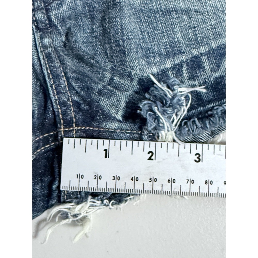 Free People Costello Vintage Frayed Hem‎ Cutoff Denim Shorts Womens 26 OB474619 - Picture 7 of 11